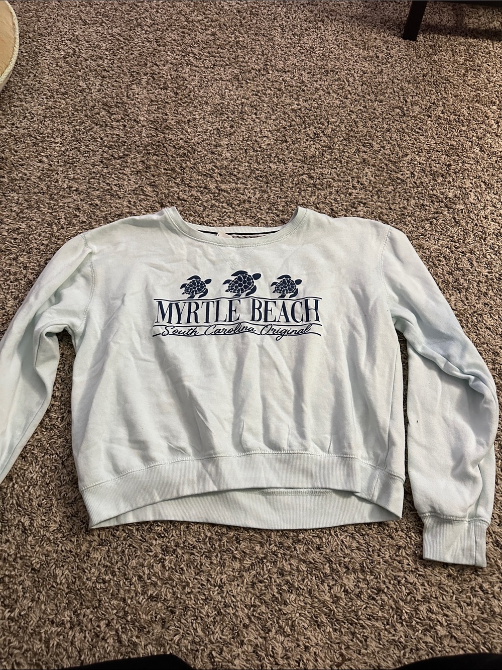 Myrtle Beach Light Blue Crewneck Sweatshirt (MRO)